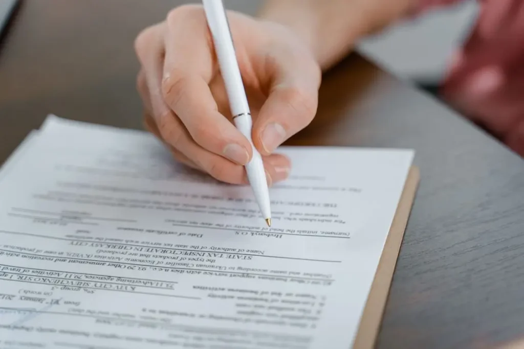 Contrato de compraventa de terreno.