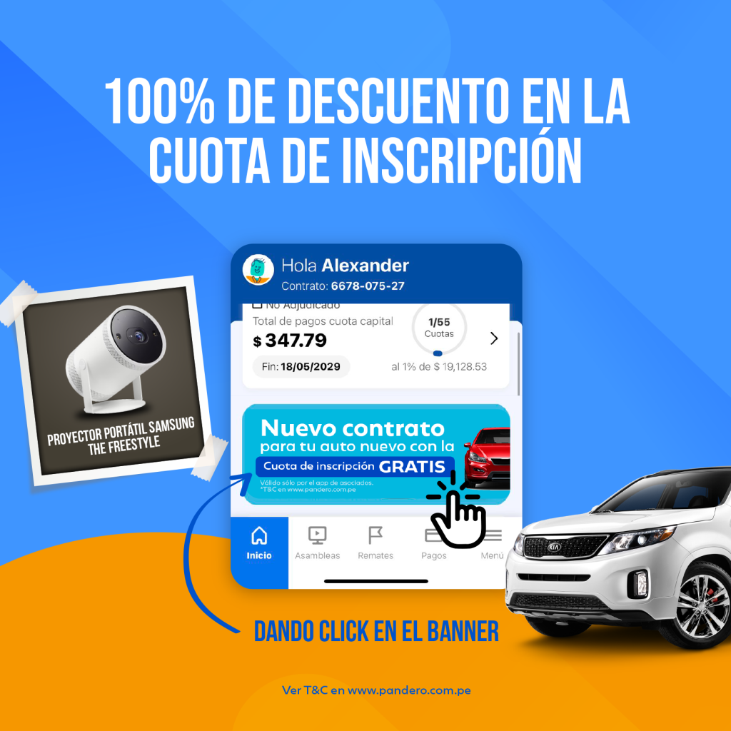 GRATIS cuota de inscripción